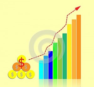 gráfico-de-barra-do-investimento-com-linha-de-tendência-do-crescimento-33272467